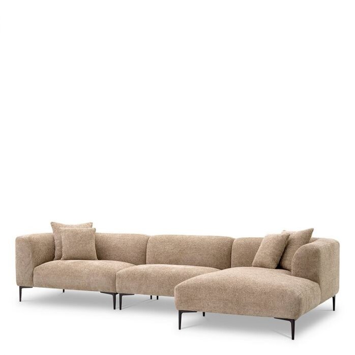 Eichholtz Sofa Firenze Lounge - Lyssa Sand Black Legs