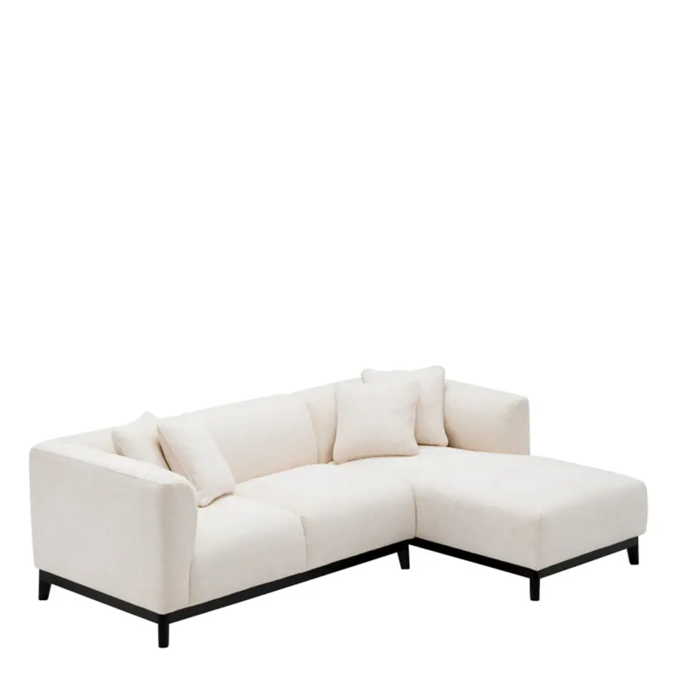 Eichholtz Sofa Corse Lounge Right in Lyssa off-white - 232 x 163 x 72 Eichholtz Sofa Corse Lounge Right in Lyssa off-white - 232 x 163 x 72