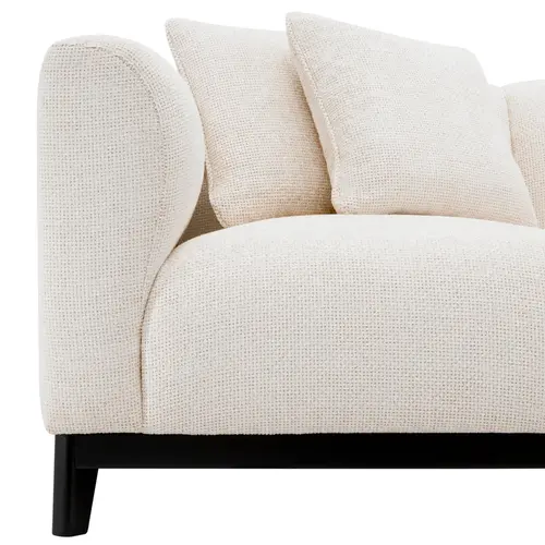 Eichholtz Sofa Corse Lounge Right in Lyssa off-white - 232 x 163 x 72 Eichholtz Sofa Corse Lounge Right in Lyssa off-white - 232 x 163 x 72