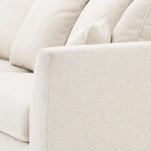 Eichholtz Sofa Taylor in Bouclé cream - 255 x 100 x 90 Eichholtz Sofa Taylor in Bouclé cream - 255 x 100 x 90