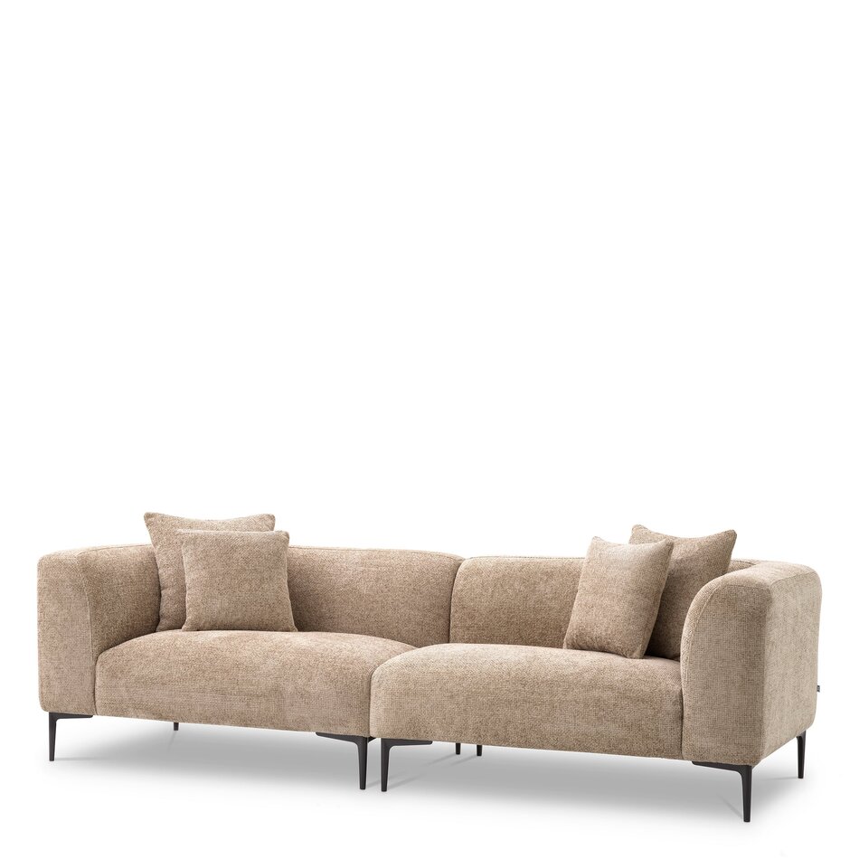 Eichholtz Sofa Firenze in Lyssa sand - 252 x 99 x 75