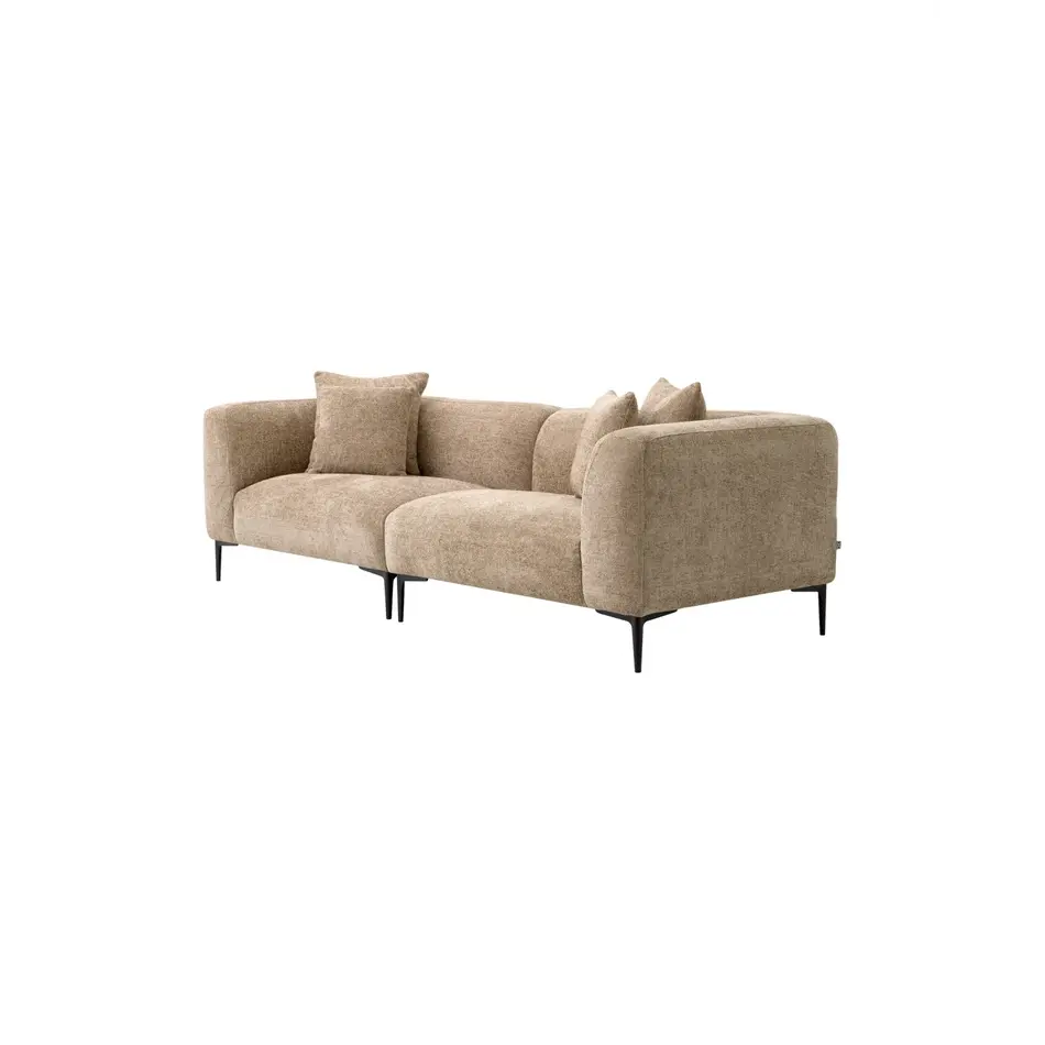 Eichholtz Sofa Firenze in Lyssa sand - 252 x 99 x 75