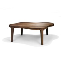 Linteloo Isola Dining Table 224cm x 153cm - Walnut - Flat Brushed