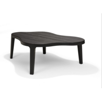 Linteloo Isola Dining Table 242cm x 166cm - Oak Anthracite - Flat Brushed