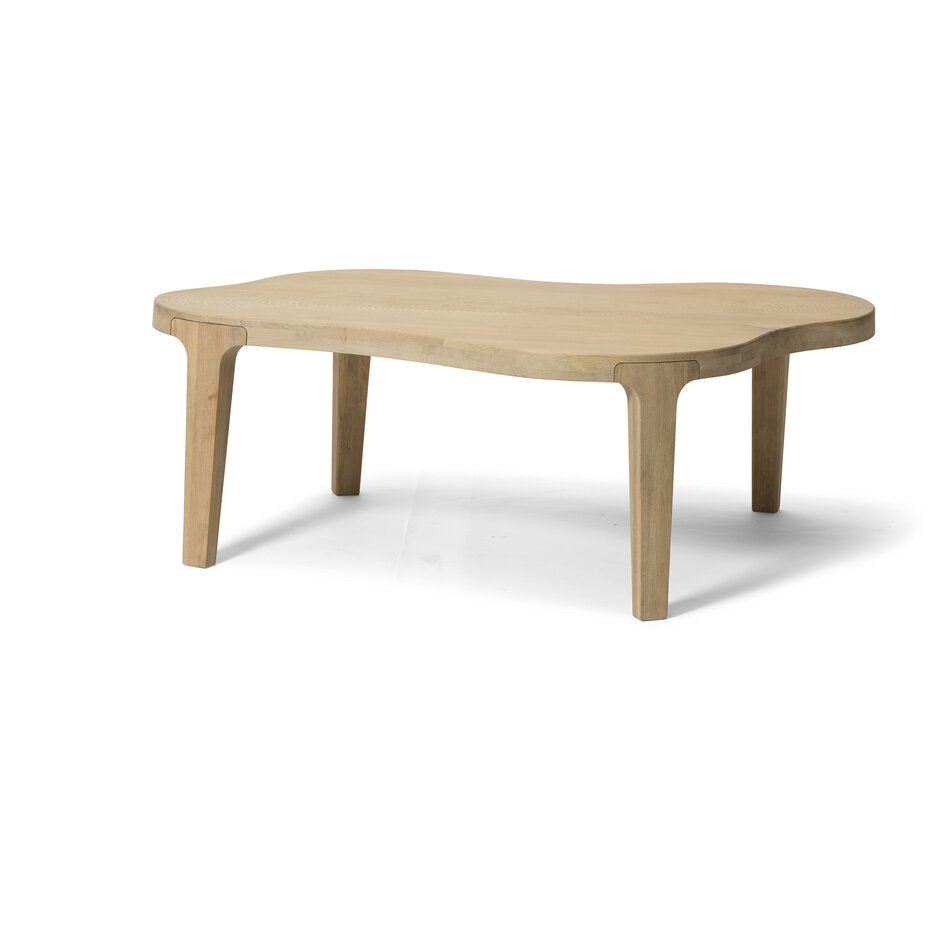 Linteloo Linteloo Isola Eettafel 224cm x 153cm - Eiken White Wash - Vlak Geborsteld Linteloo Linteloo Isola Eettafel 224cm x 153cm - Eiken White Wash - Vlak Geborsteld