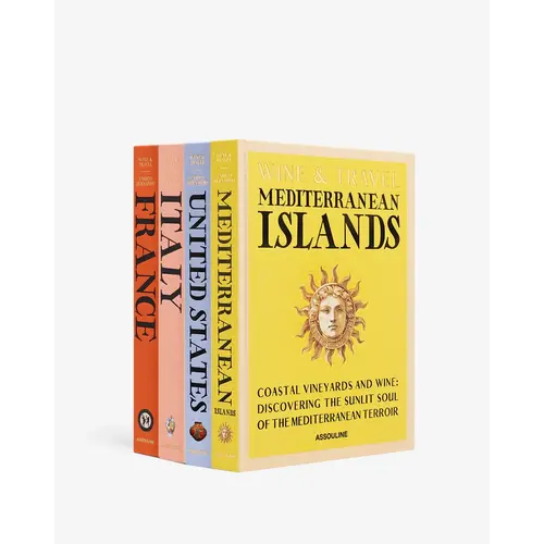 Assouline Assouline Wine & Travel – Luxe Complete Boeken Set met 4 Wijnreis Volumes – Exclusieve Coffeetable Collectie voor Wijnliefhebbers Assouline Assouline Wine & Travel – Luxe Complete Boeken Set met 4 Wijnreis Volumes – Exclusieve Coffeetable Collectie voor Wijnliefhebbers