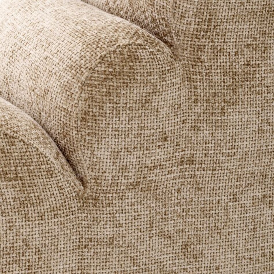 Eichholtz Modular Sofa Lindau Outside Corner Lyssa Sand Black Feet - 68cm Eichholtz Modular Sofa Lindau Outside Corner Lyssa Sand Black Feet - 68cm