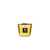 Aurum Les Exclusives Max 08 Scented Candle - Luxury Floral Candle with Jasmine & Galbanum - Gold Design Glass