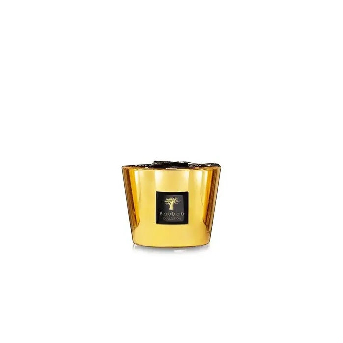 Baobab Aurum Les Exclusives Max 08 Geurkaars – Luxe Bloemige Kaars met Jasmijn & Galbanum – Goud Designglas Baobab Aurum Les Exclusives Max 08 Geurkaars – Luxe Bloemige Kaars met Jasmijn & Galbanum – Goud Designglas