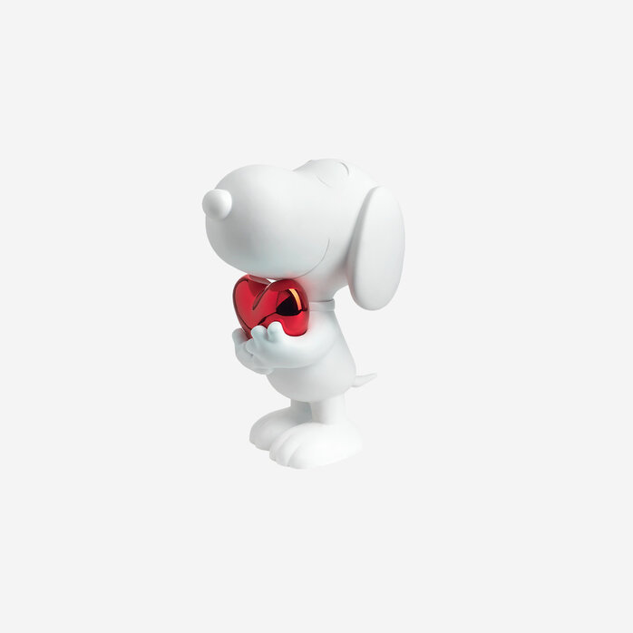Leblon Delienne Snoopy Heart White and Red - Small (27 cm)