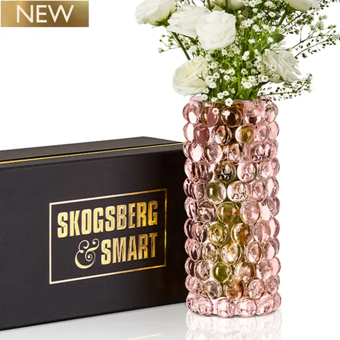 Skogsberg & Smart Hurricane Boule Vase - Pink (22 cm)