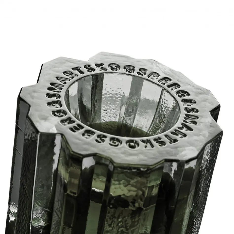 Skogsberg & Smart Hurricane Lamp Rock - Sage (12 cm) Skogsberg & Smart Hurricane Lamp Rock - Sage (12 cm)