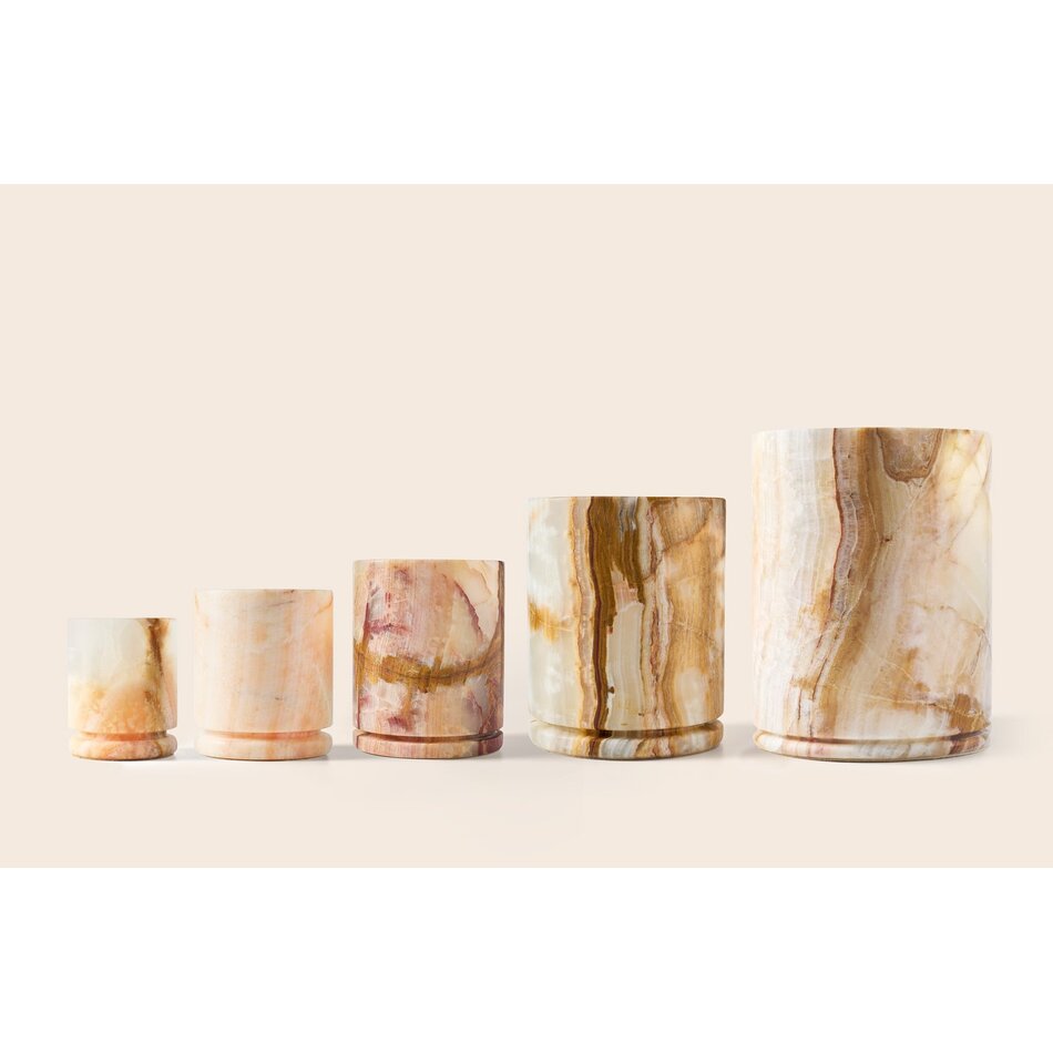 Zaconi T - Light Holder Sunrise - onyx - Small (8W x 10H) Zaconi T - Light Holder Sunrise - onyx - Small (8W x 10H)