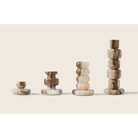 Candle Holder Unwinding Brown - onyx - Large (8W x 12H)