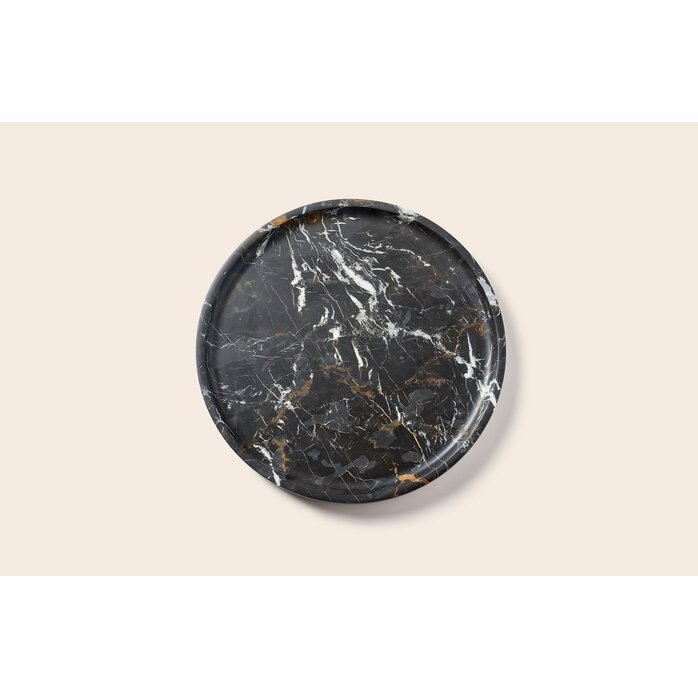 Zaconi Tray Livelli Black Amber - Marble - Large (80W x 4H)
