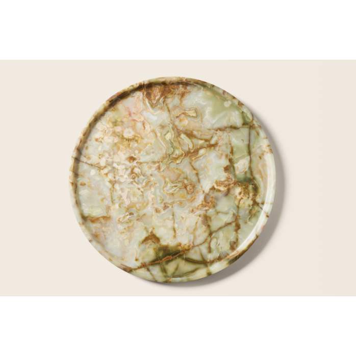 Zaconi Tray Livelli Serene Green - Onyx - Medium (45W x 3.5H)