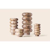 Vase Veli Veined Soil - Onyx - Large (21.5W x 45H)