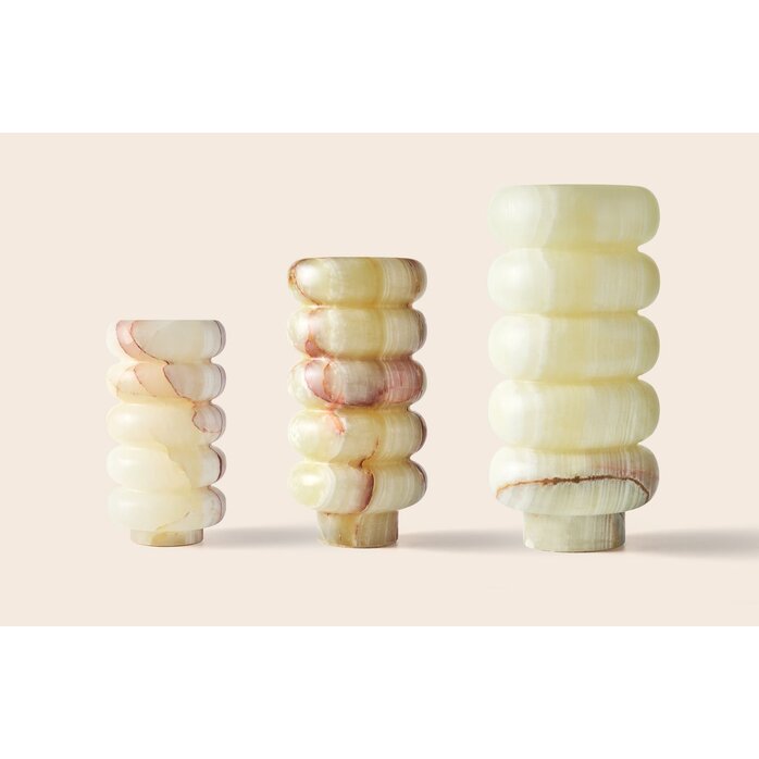 Zaconi Vase Veli Terra Opal - Onyx - Large (21.5W x 45H)