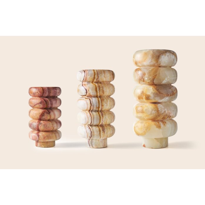 Zaconi Vase Veli Sunrise - Onyx - Medium (17W x 34H)