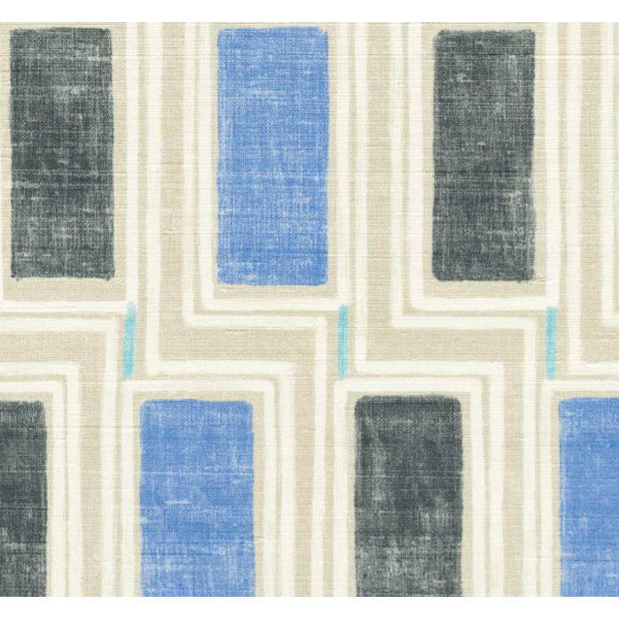 Élitis Beat Behang Nuances grecques – Grafisch Moderne Wandbekleding van Elitis | Ritme, Kleur & Artistieke Expressie