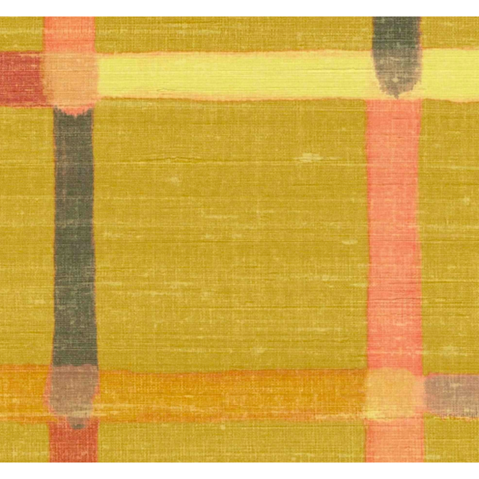 Élitis Frivole Behang  Pavane de feu – Élitis | Speels Grafisch Patroon met Artistieke Textuur