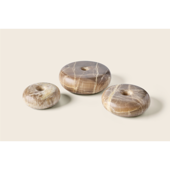 Zaconi C-Holder Sora Cairn Open Veined Soil - Onyx - Large (19W x 6.5H)