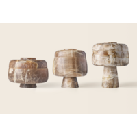 Bowl Funghi Veined Soil - Onyx - Large (30W x 34.5H)