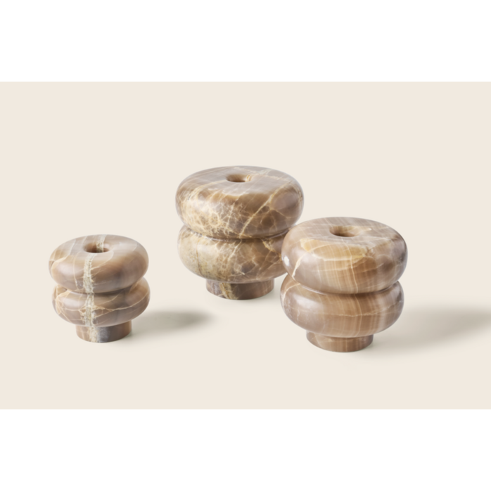 Zaconi C-Holder Sora Beignet Veined Soil - Onyx - Large (16W x 14.5H)