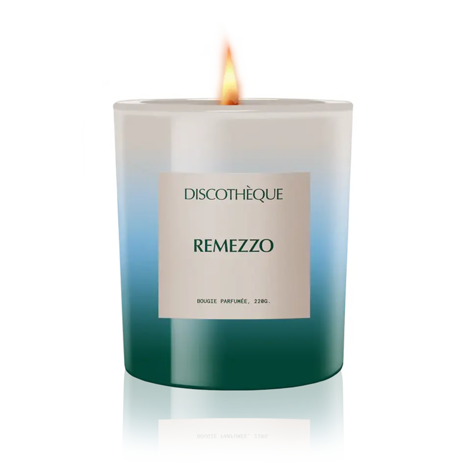 DISCOTHÈQUE Remezzo Geurkaars 220g – Luxe Vegan Kaars in Handgemaakt Discothèque Glas DISCOTHÈQUE Remezzo Geurkaars 220g – Luxe Vegan Kaars in Handgemaakt Discothèque Glas