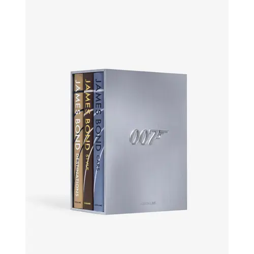 Assouline James Bond Trilogy with Slipcase - Luxury Collector's Edition 007 Coffee Table Books
