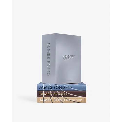 Assouline James Bond Trilogy with Slipcase - Luxury Collector's Edition 007 Coffee Table Books
