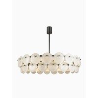 Sierra Large Double Chandelier, Chalk