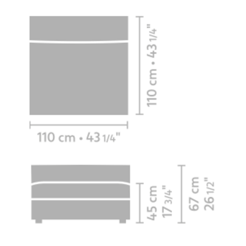 Linteloo Hamptons central element 110 x 110 - Fabric Cat PG3