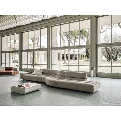 Frigerio Phil Sofa - Modular Design Sofa with Flowing Design | Contemporary Luxury Seating