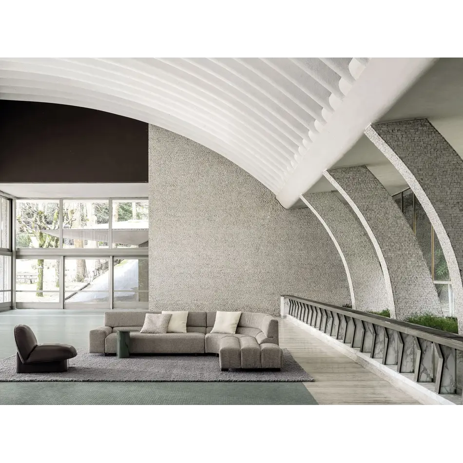 Frigerio Phil Sofa - Modular Design Sofa with Flowing Design | Contemporary Luxury Seating