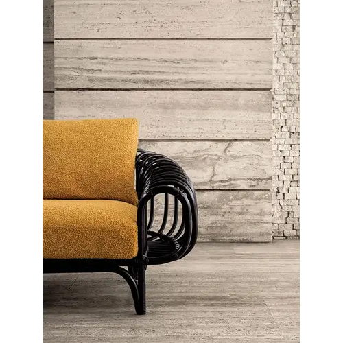 Frigerio Pan Armchair - Sculptural Design Armchair with Crafted Wickerwork