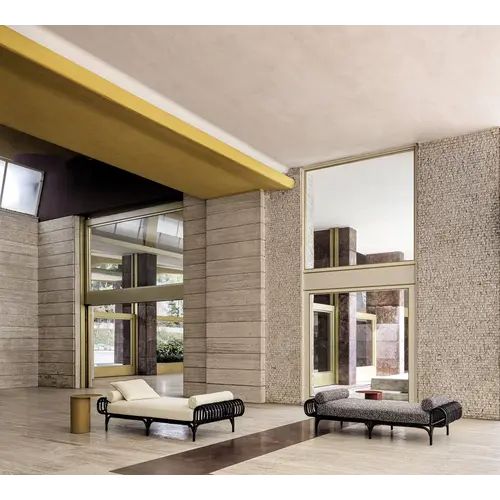 Frigerio Pan Daybed – Sculpturale Design Daybed in Gebogen Rietwerk