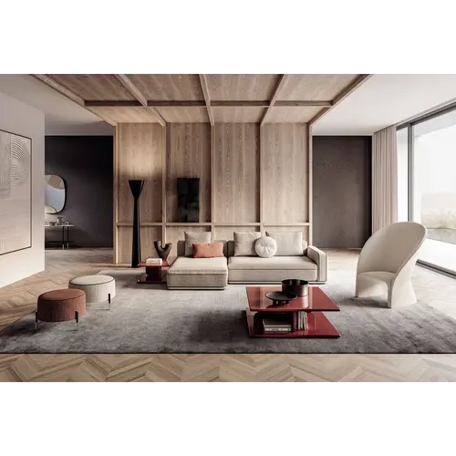 Frigerio Dao Soft Modular Sofa - Luxury Design Sofa with Soft Volumes and High Comfort