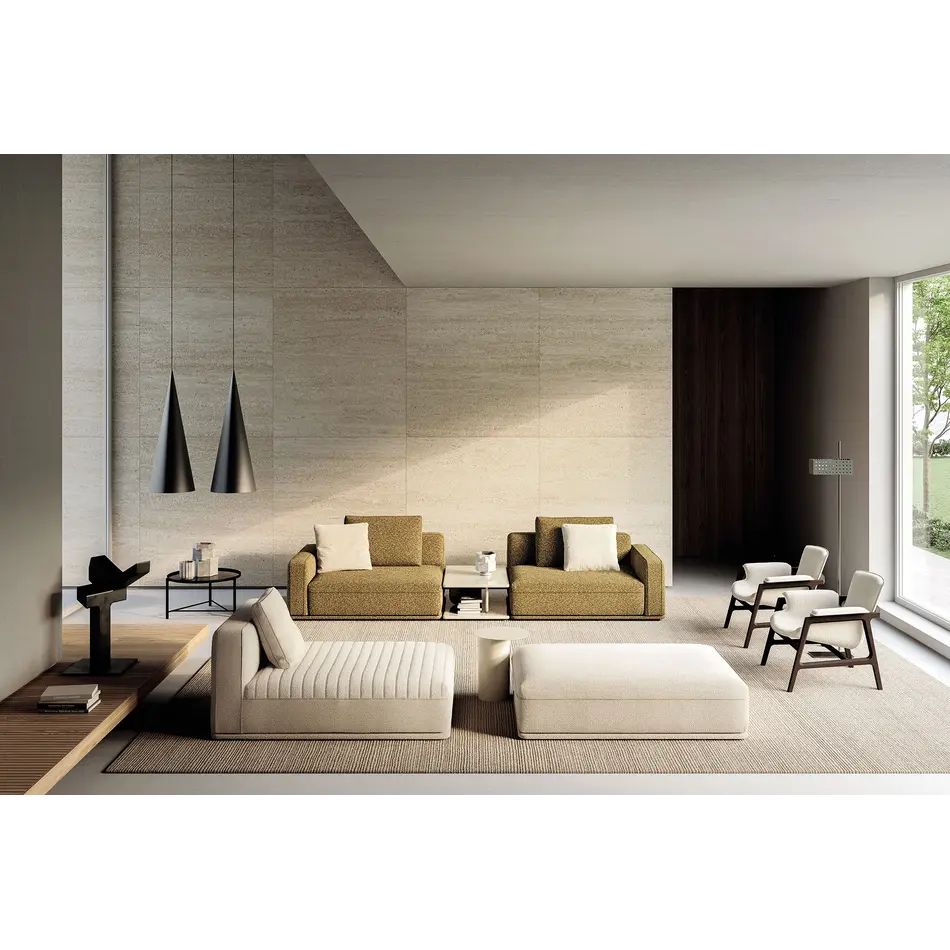 Frigerio Dao Soft Modular Sofa - Luxury Design Sofa with Soft Volumes and High Comfort
