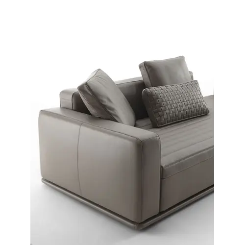 Frigerio Eddie Modular Sofa - Elegant Design Sofa with Leather or Fabric Base