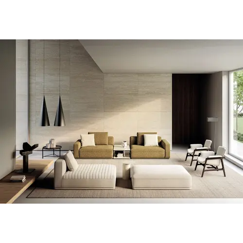 Frigerio Eddie Modular Sofa - Elegant Design Sofa with Leather or Fabric Base