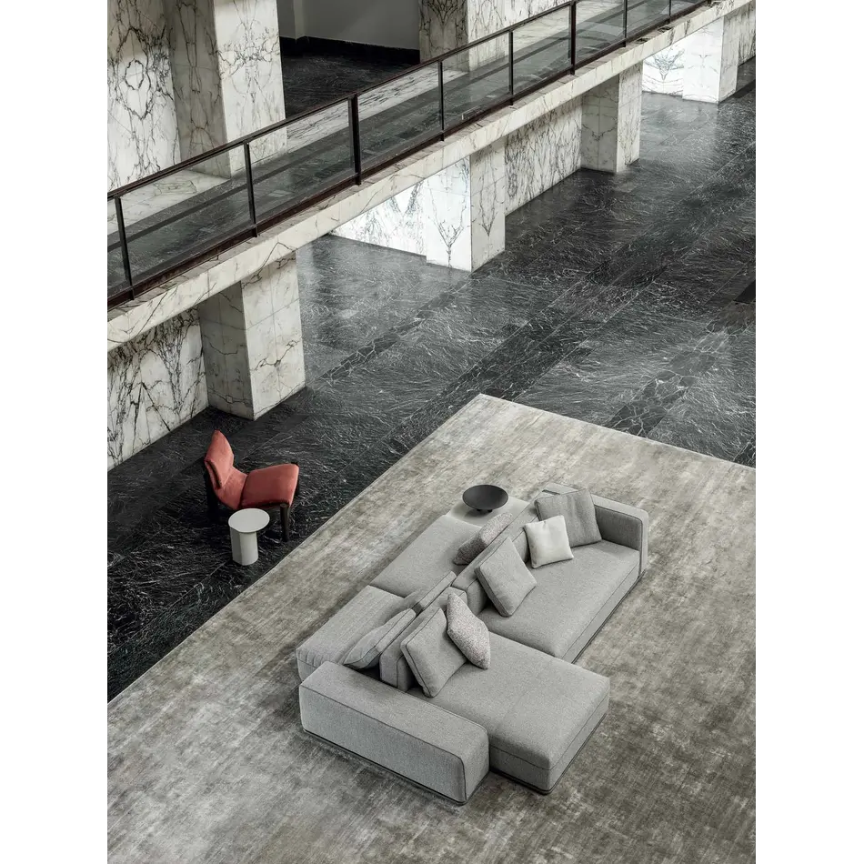 Frigerio Eddie Double Modular Bench - Double-Sided Design Bench with Sculptural Appearance