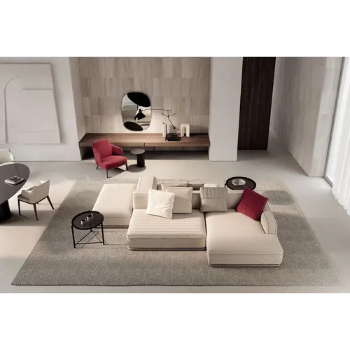 Frigerio Eddie Double Modular Bench - Double-Sided Design Bench with Sculptural Appearance