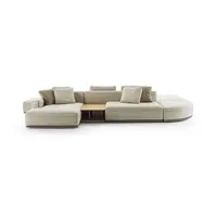 Eddie Double Modulaire Bank – Dubbelzijdige Design Bank met Sculpturale Uitstraling