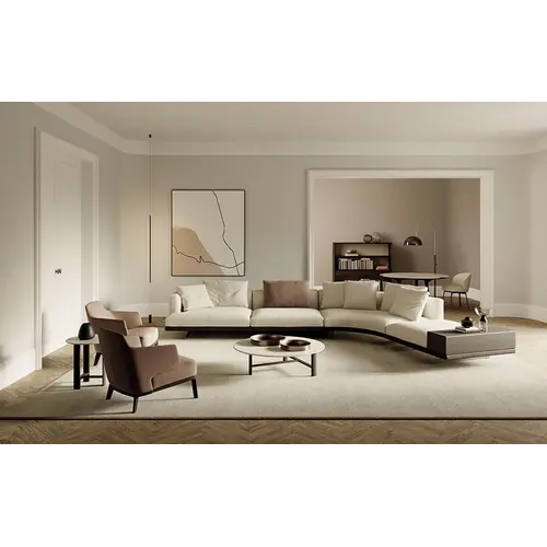 Frigerio Horizon Modular Sofa - Contemporary Platform Sofa with Flexible Configurations