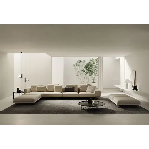 Frigerio Horizon Modular Sofa - Contemporary Platform Sofa with Flexible Configurations