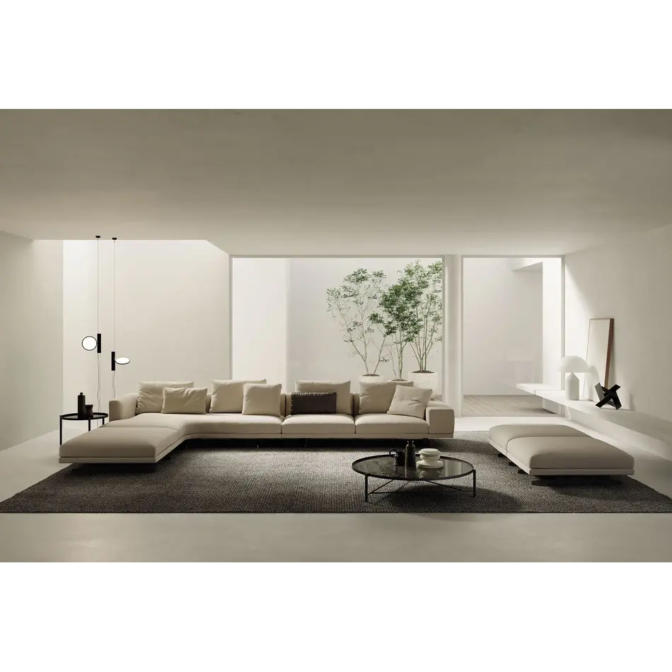 Frigerio Horizon Modular Sofa - Contemporary Platform Sofa with Flexible Configurations