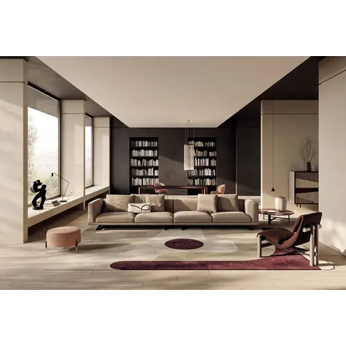Frigerio Horizon Modular Sofa - Contemporary Platform Sofa with Flexible Configurations