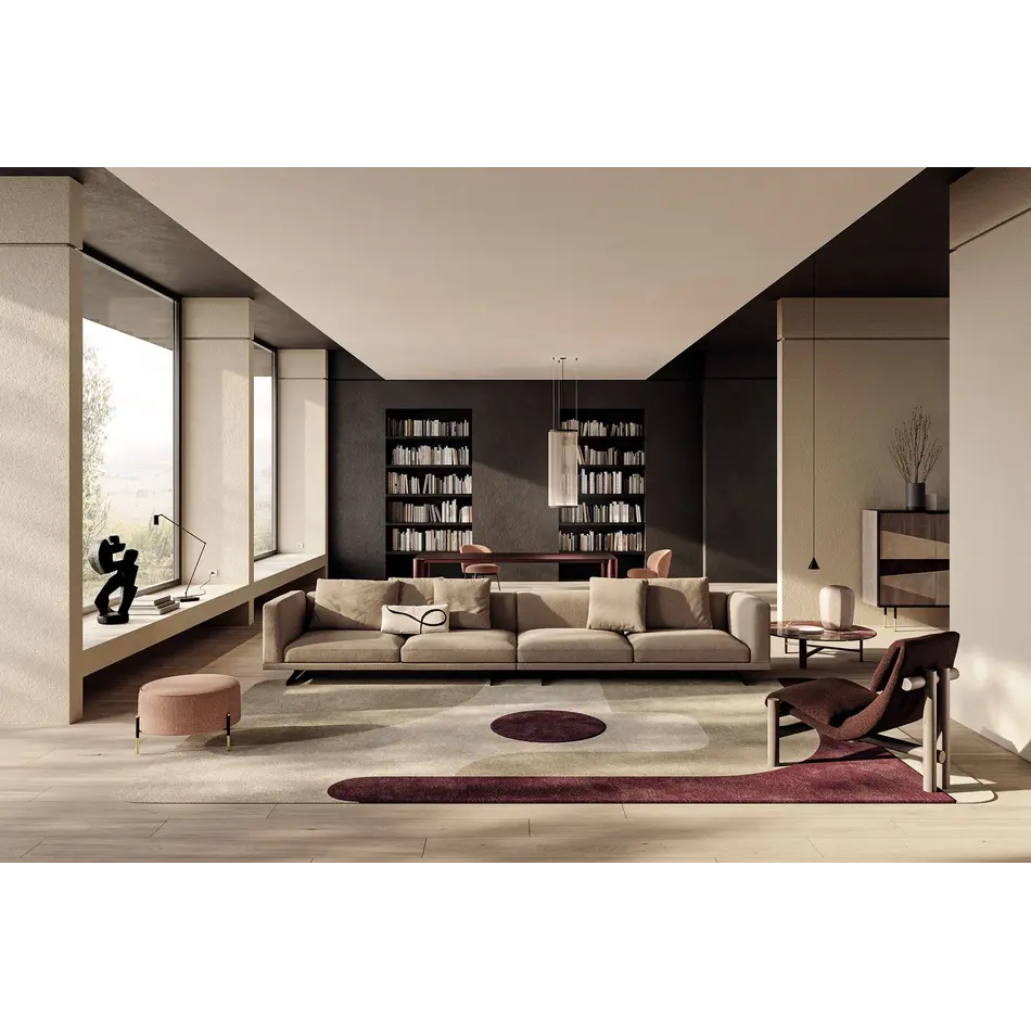Frigerio Horizon Modular Sofa - Contemporary Platform Sofa with Flexible Configurations