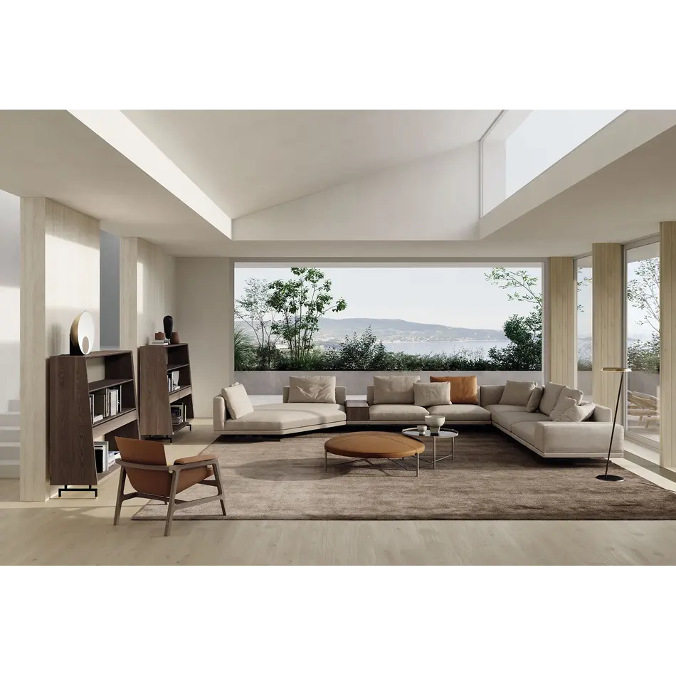 Frigerio Horizon Modular Sofa - Contemporary Platform Sofa with Flexible Configurations